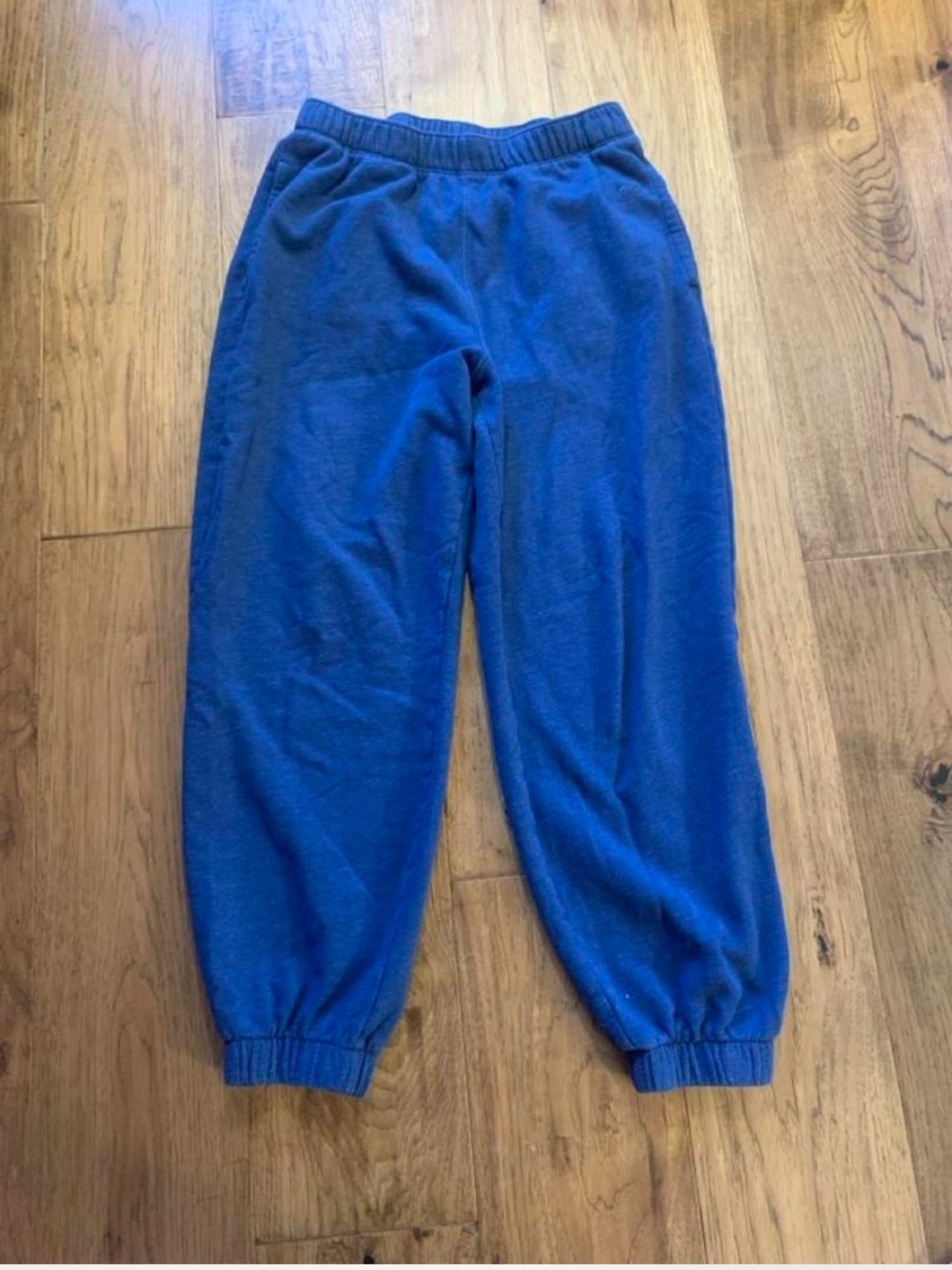 Hollister Women’s Blue Elastic Waist Fleece Jogger Pants